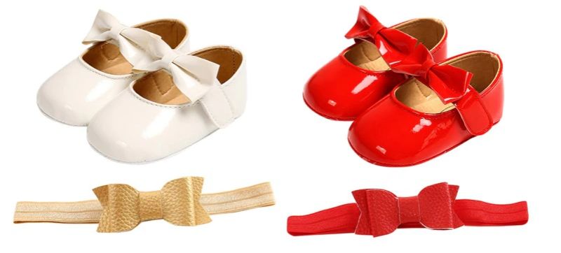 Brenda Baby Meisjes Platte Schoenen - Rood