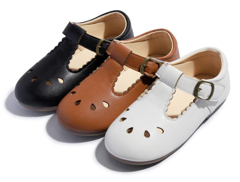 Brenda Meisjes Platte Schoenen - Bruin