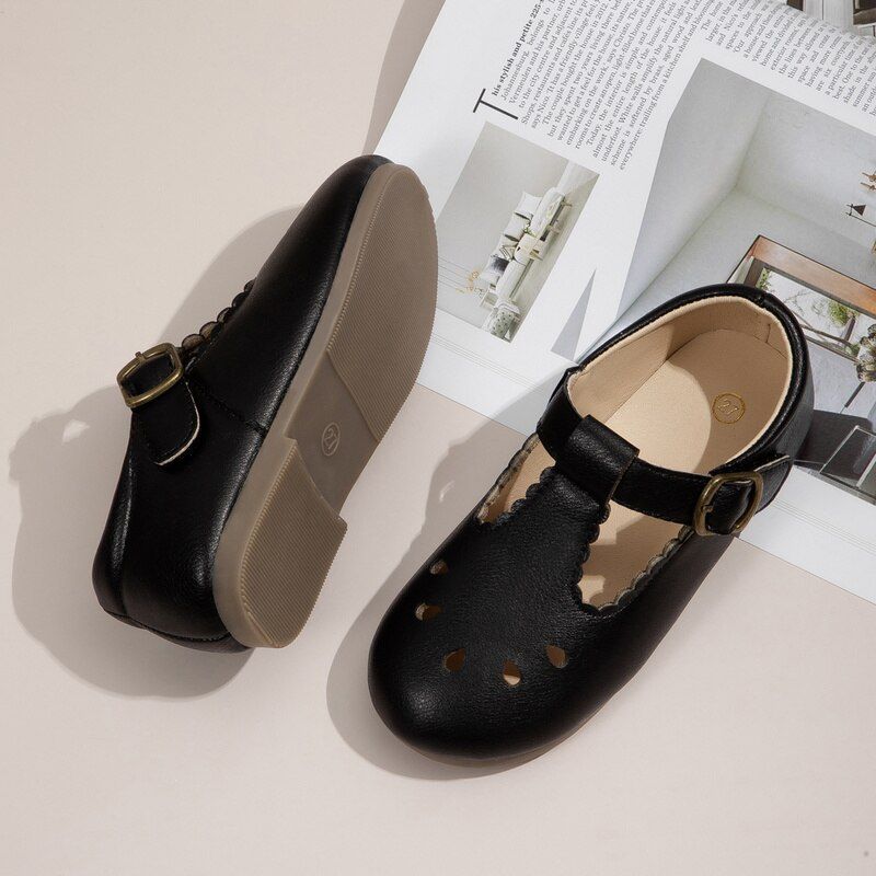 Brenda Meisjes Platte Schoenen - Bruin