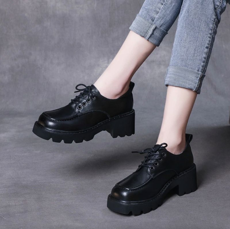 Bridges Dames Platform Schoenen - Bruin