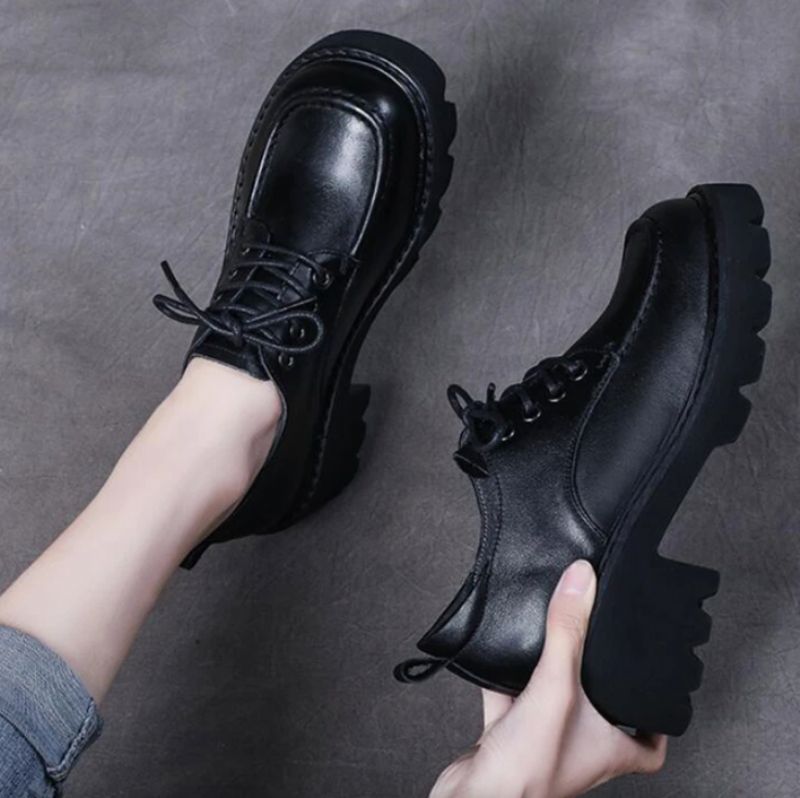 Bridges Dames Platform Schoenen - Bruin