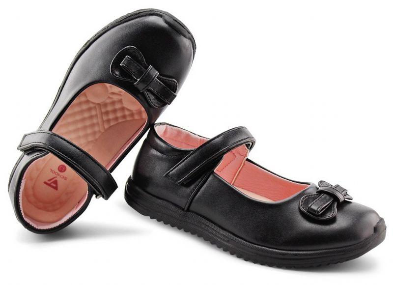Brigget Meisjes School Schoenen - Zwart