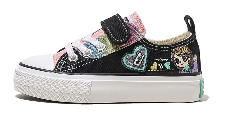 Britany Meisjes Casual Sneaker - Zwart