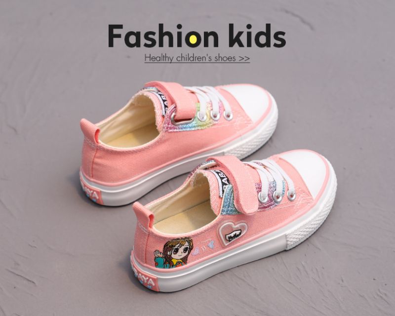 Britany Meisjes Casual Sneaker - Zwart