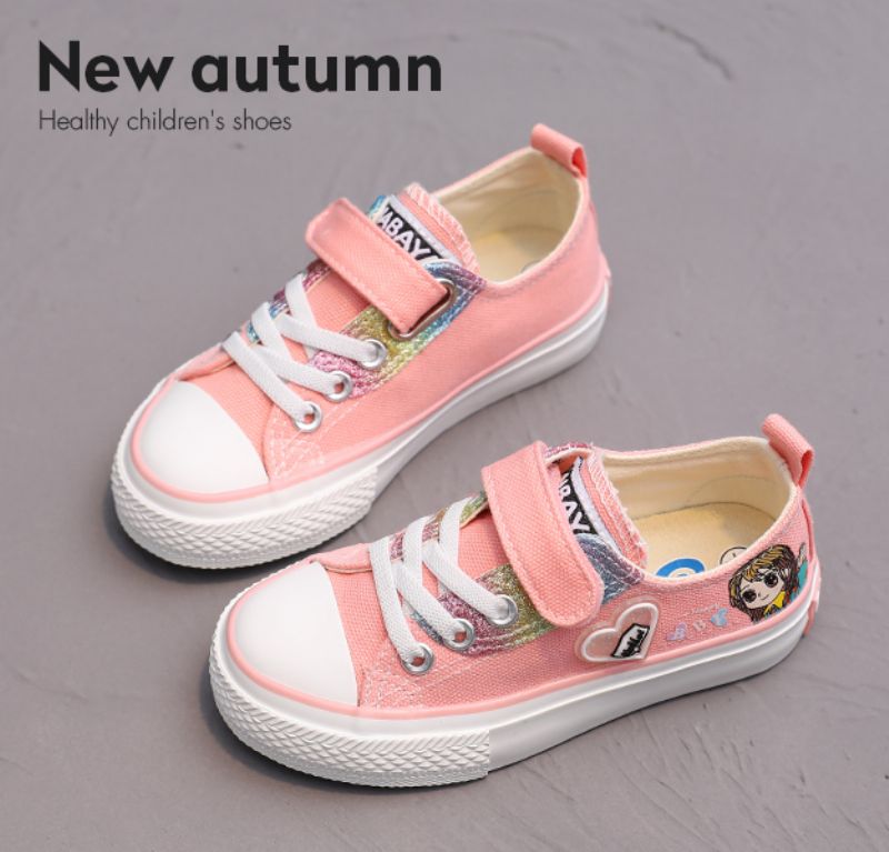 Britany Meisjes Casual Sneaker - Zwart