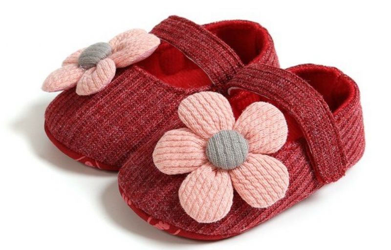 Britney Baby Meisjes Platte Schoenen - Rood