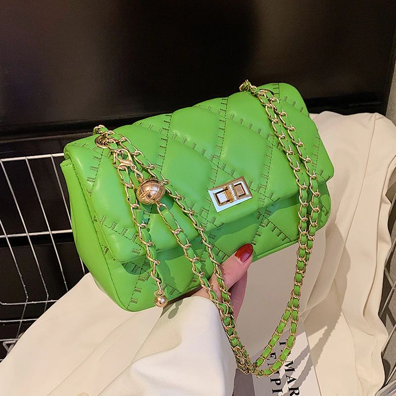 Brito Dames Leren Flap Schouder Handtas - Groot Wit
