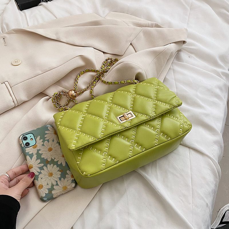Brito Dames Leren Flap Schouder Handtas - Groot Wit