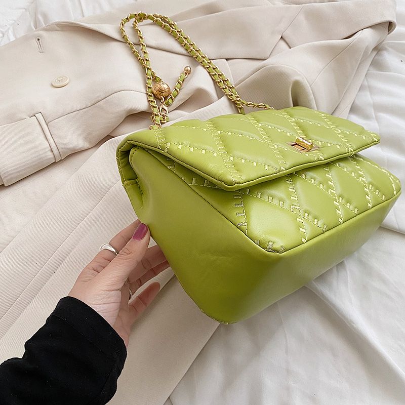 Brito Dames Leren Flap Schouder Handtas - Groot Wit