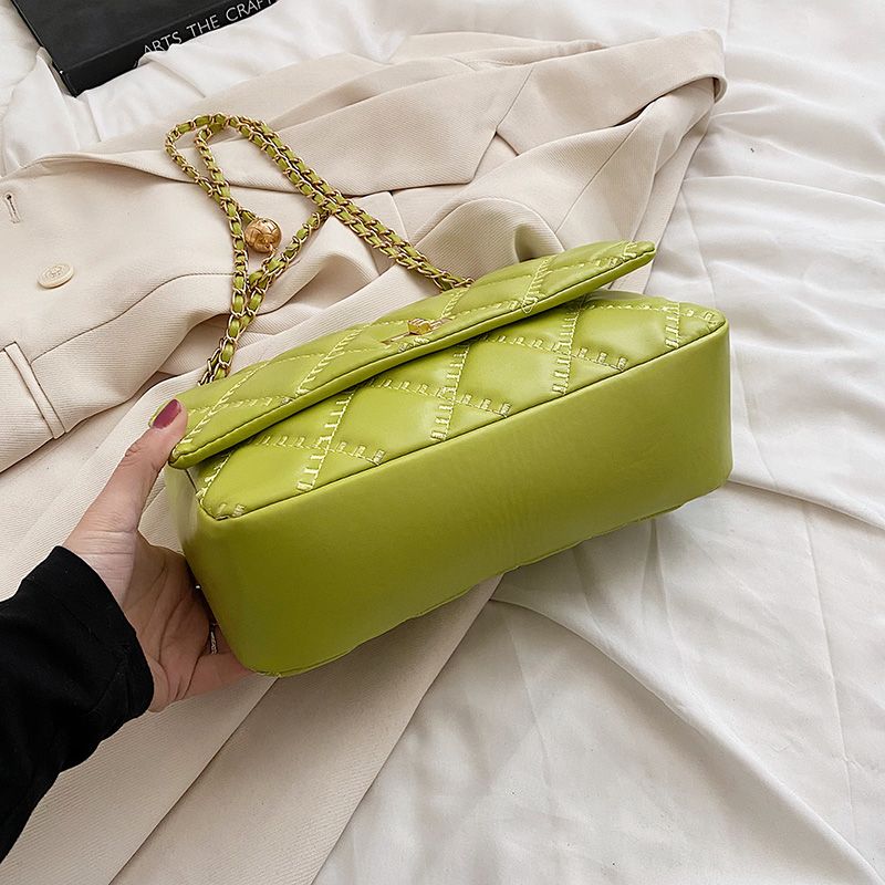 Brito Dames Leren Flap Schouder Handtas - Groot Wit