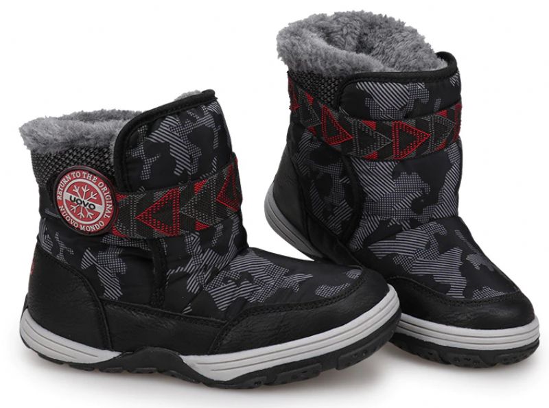 Brito Unisex Kinderen Winterlaarzen - Zwart Bont