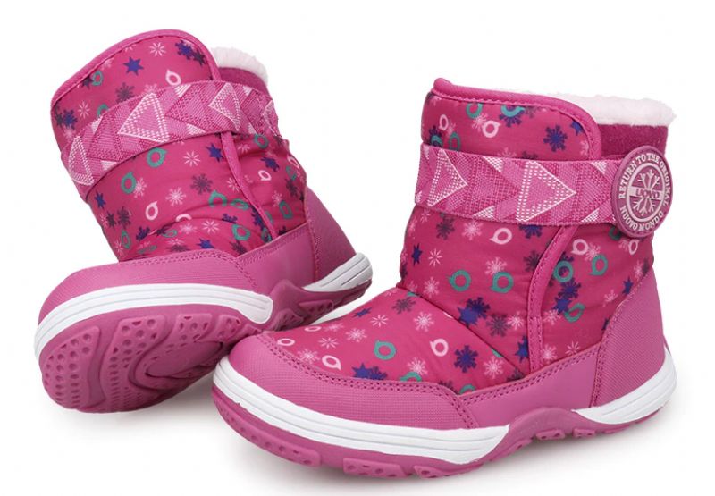 Brito Unisex Kinderen Winterlaarzen - Zwart Bont
