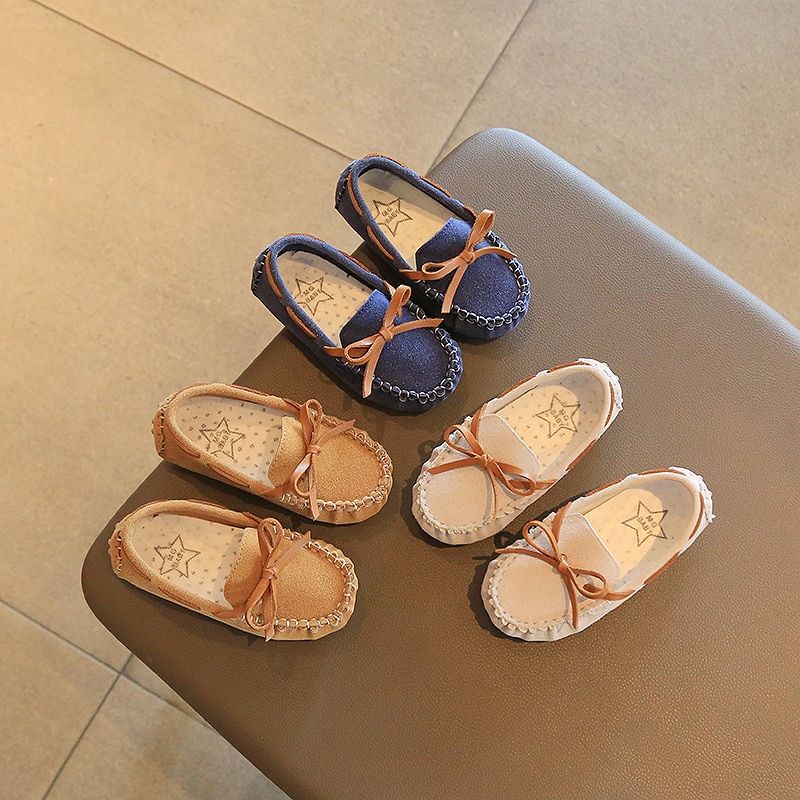 Brucys Unisex Platte Schoenen Voor Kinderen - Marineblauw