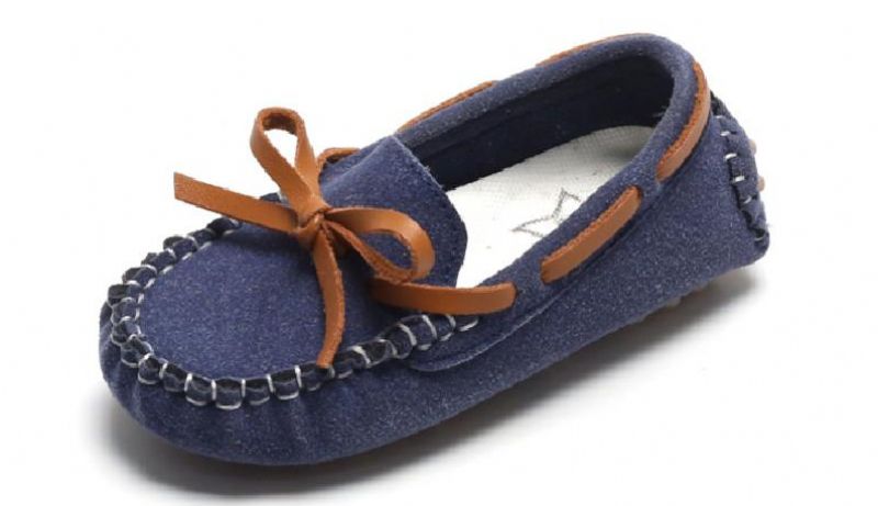 Brucys Unisex Platte Schoenen Voor Kinderen - Marineblauw