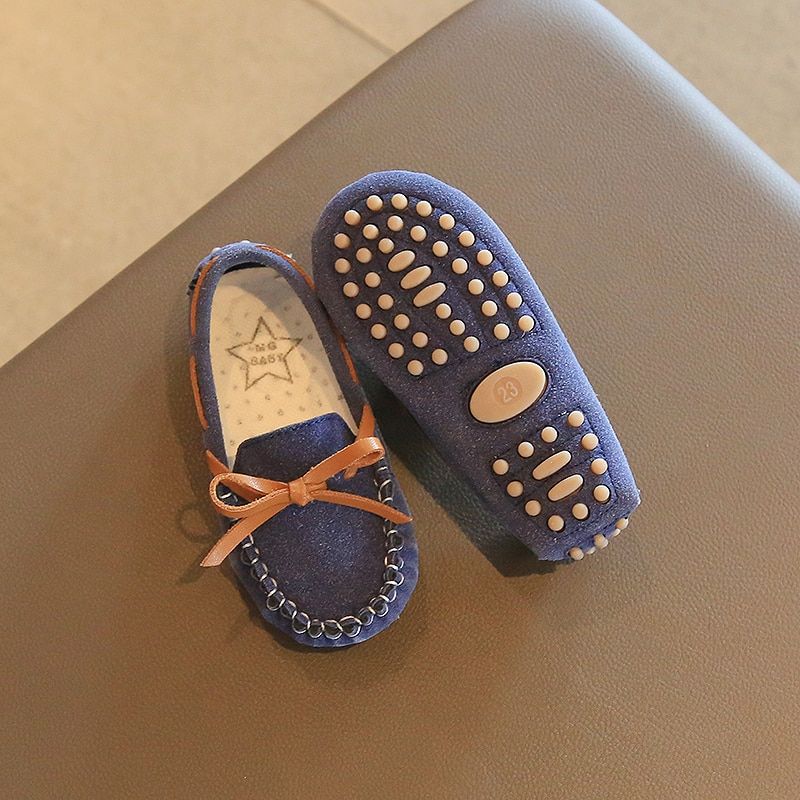 Brucys Unisex Platte Schoenen Voor Kinderen - Marineblauw