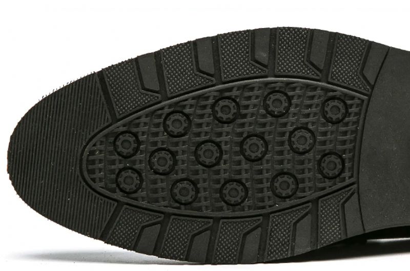 Bruyne Heren Leren Dress Schoenen - Zwart
