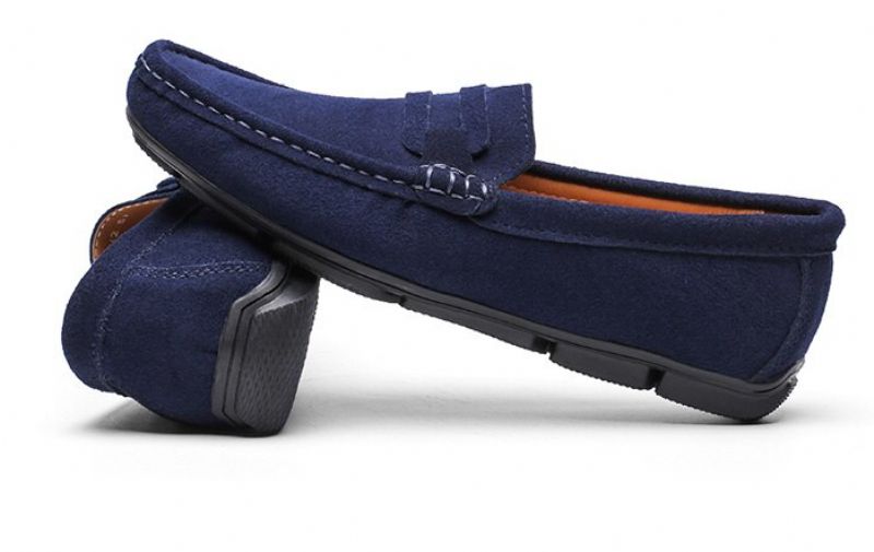 Buffon Heren Loafers Schoenen - Blauw
