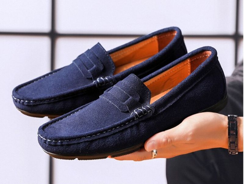 Buffon Heren Loafers Schoenen - Blauw