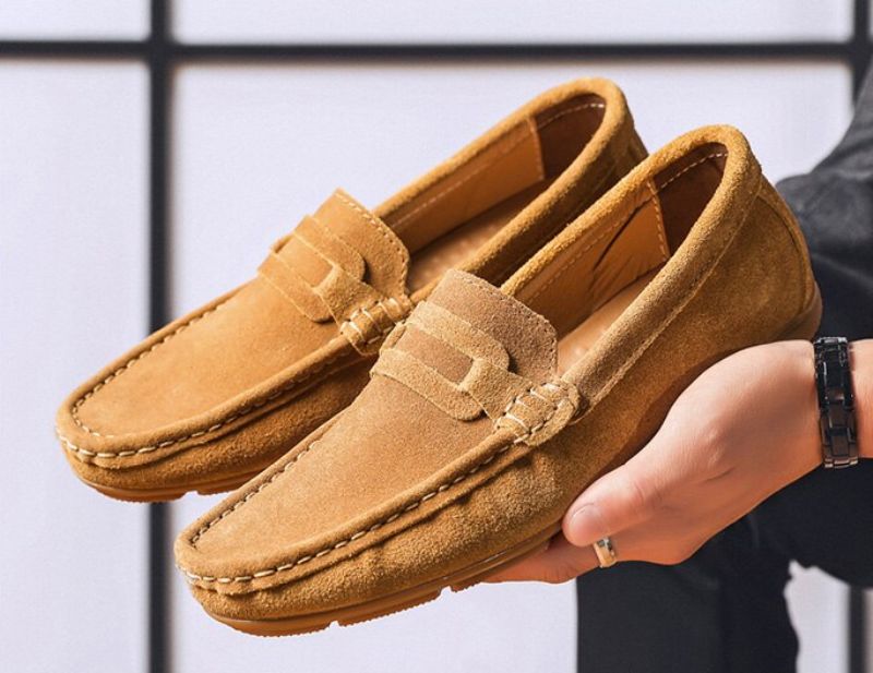 Buffon Heren Loafers Schoenen - Blauw