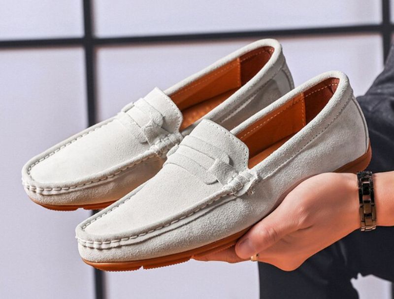 Buffon Heren Loafers Schoenen - Blauw