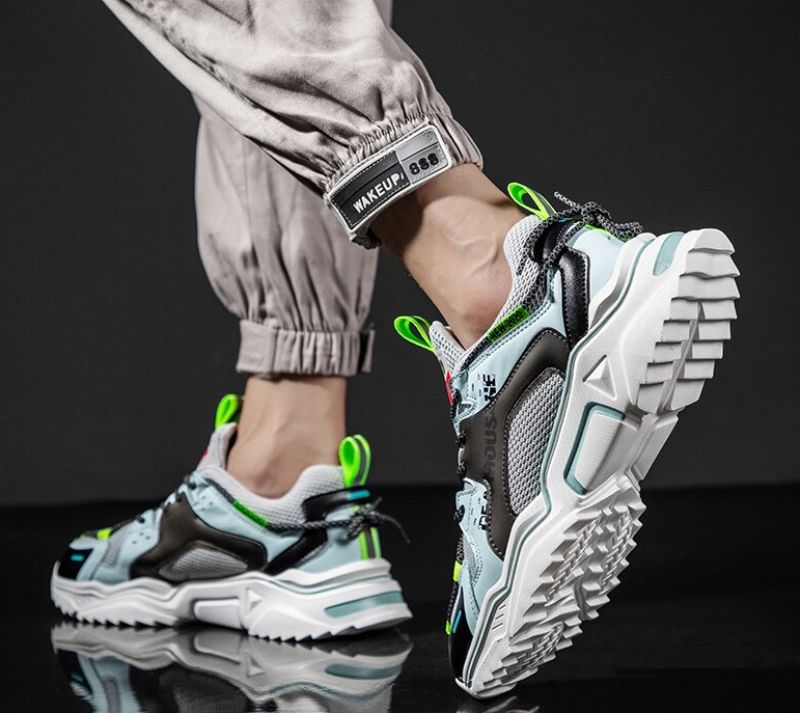 Bumble Heren Mode Sneakers - Wit