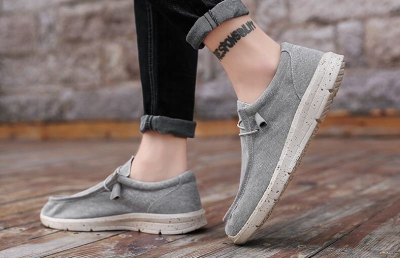 Burns Heren Loafers Zomerschoenen - Kaki