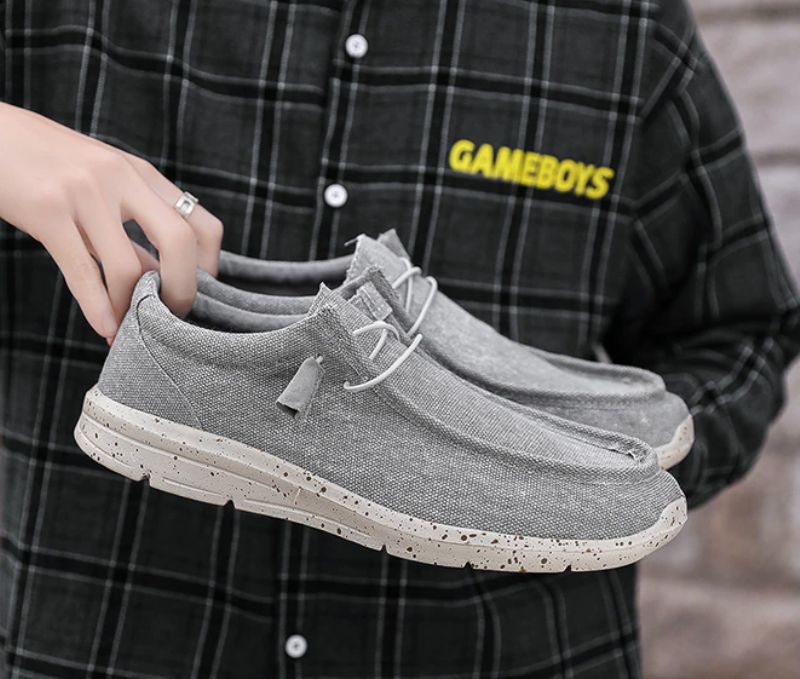 Burns Heren Loafers Zomerschoenen - Kaki