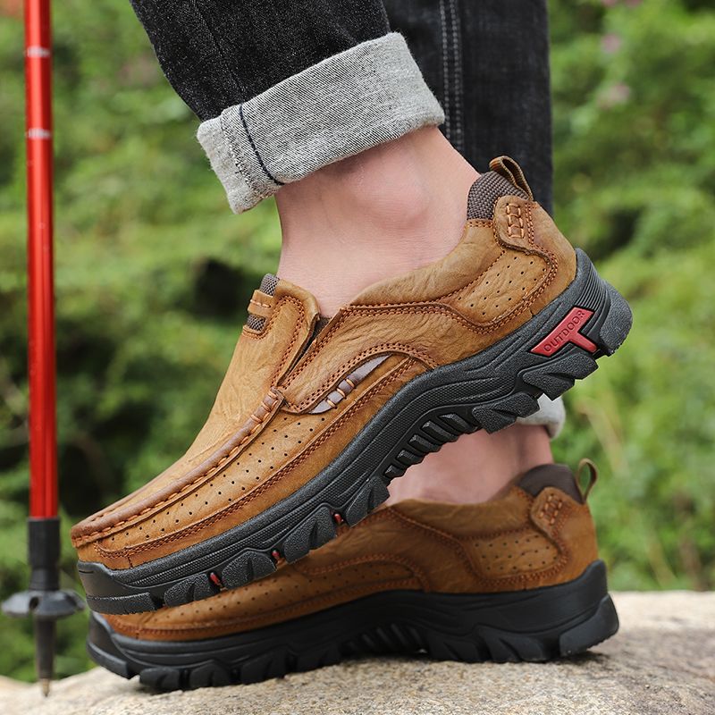 Bustamante Heren Loafers Casual Schoenen - Koffie