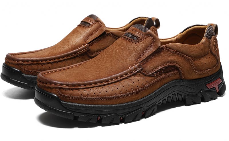 Bustamante Heren Loafers Casual Schoenen - Koffie