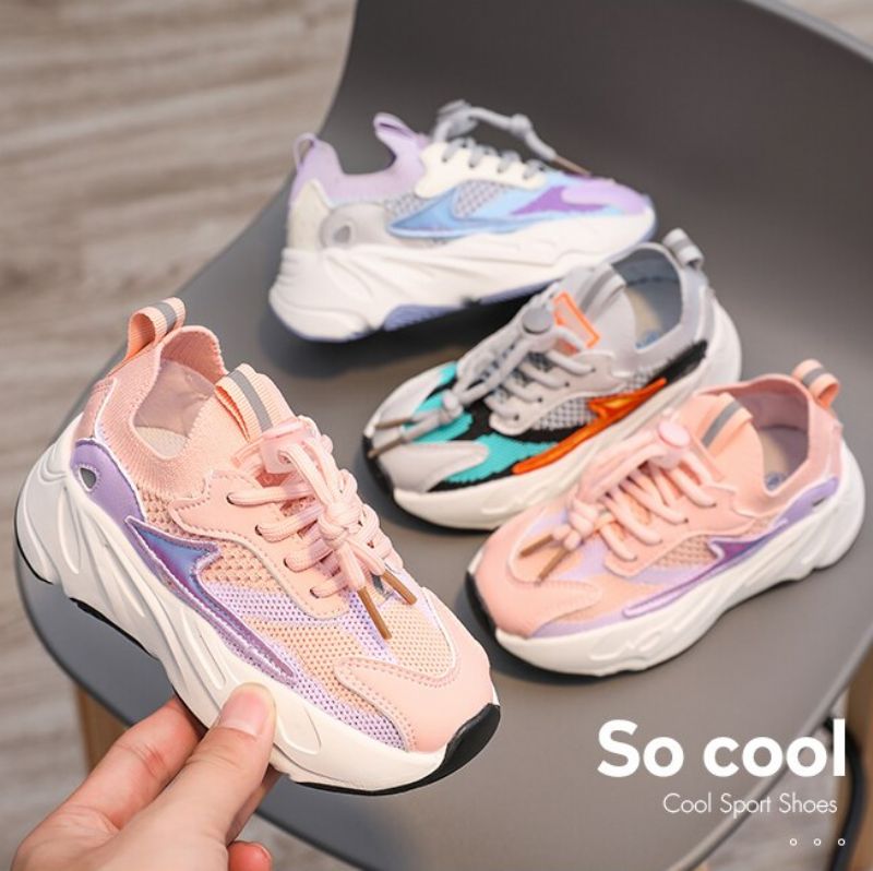 Busti Unisex Fashion Sneaker Voor Kinderen - Grijs