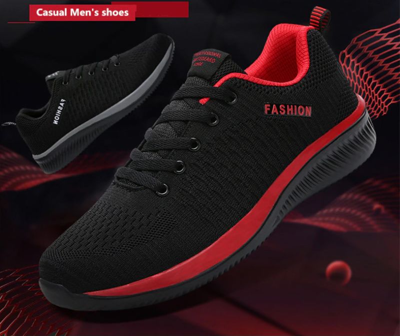 Byron Heren Anti-ademende Sportschoenen - Rood