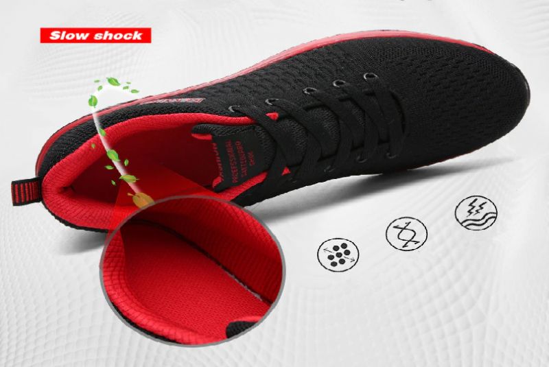 Byron Heren Anti-ademende Sportschoenen - Rood