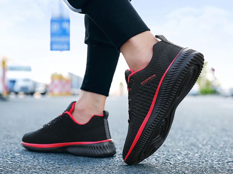 Byron Heren Anti-ademende Sportschoenen - Rood