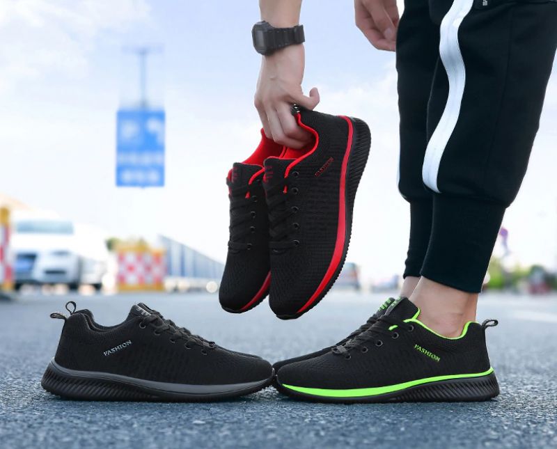 Byron Heren Anti-ademende Sportschoenen - Rood