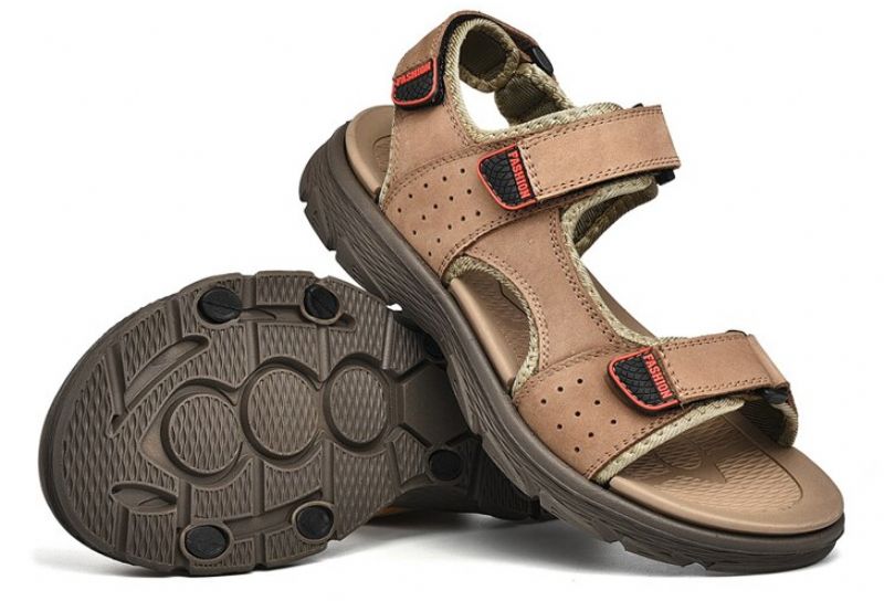 Cacique Heren Wandelsandaal - Kaki