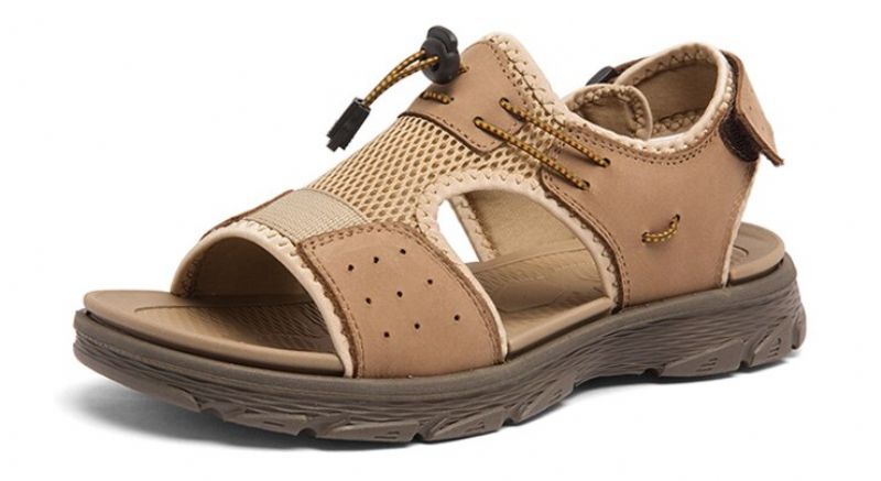 Cacique Heren Wandelsandaal - Kaki