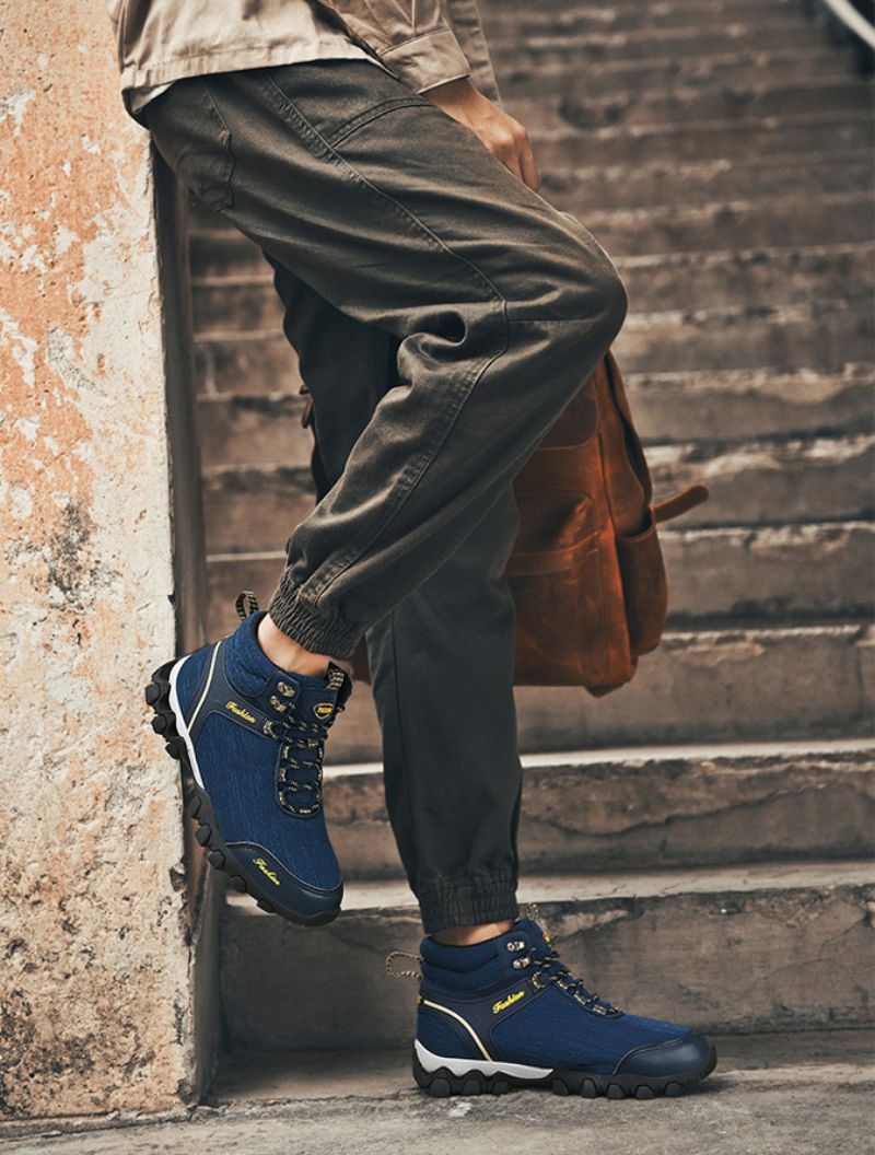 Cadill Heren Snowboots - Blauw