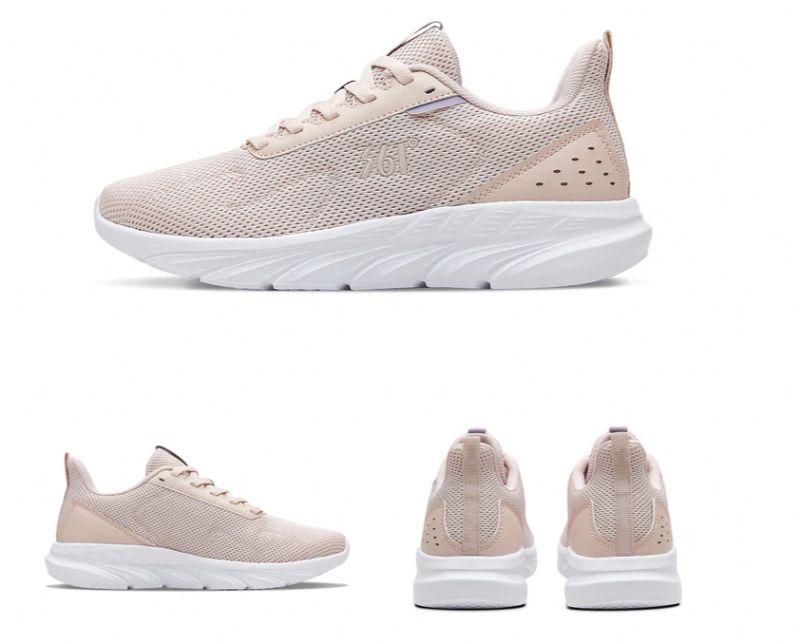 Caicen Dames Ademende Mesh Hardloopschoenen - Roze