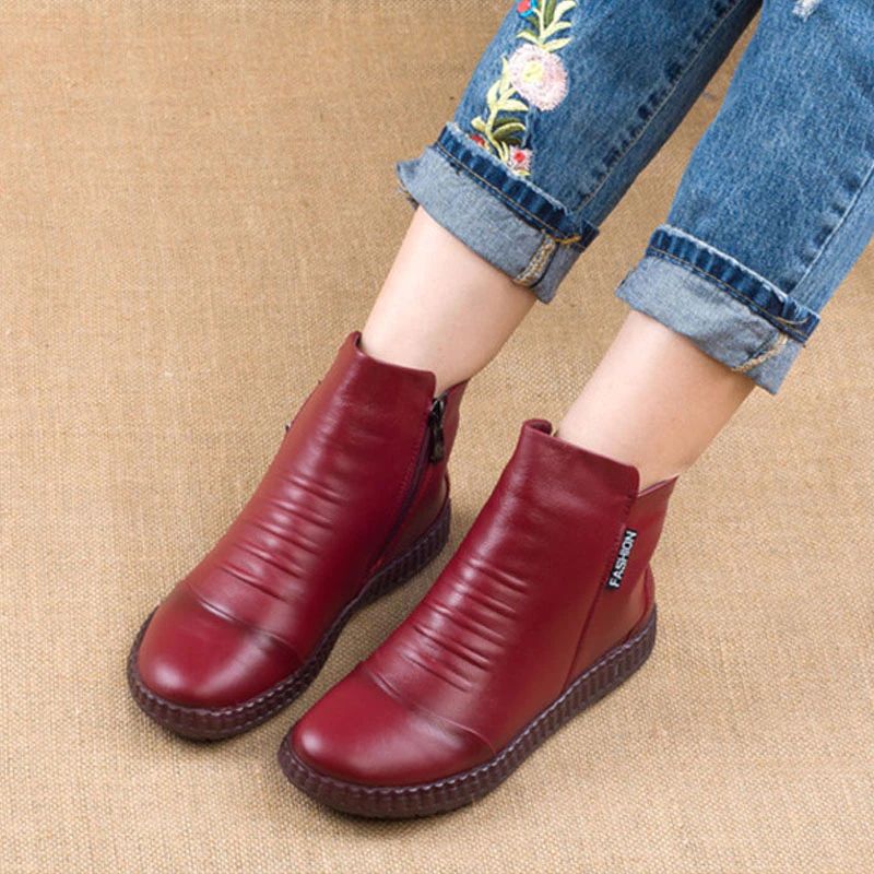 Cali Dames Laarzen - Rood