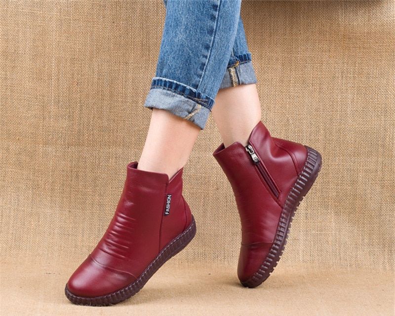 Cali Dames Laarzen - Rood