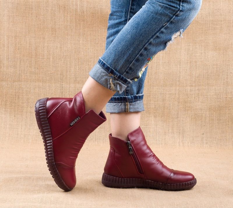Cali Dames Laarzen - Rood