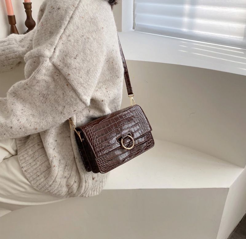 Calix Handtas Voor Dames - Koffie