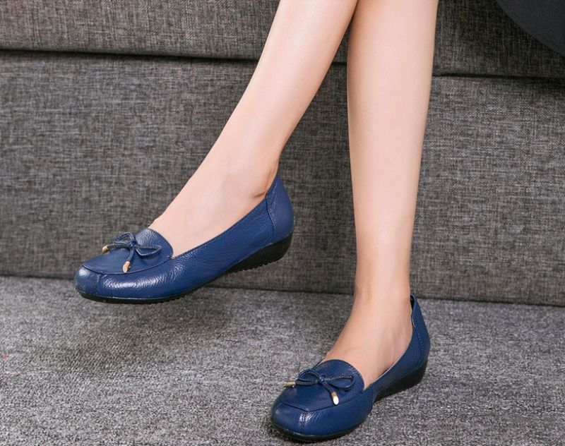 Calixta Dames Loafers - Blauw