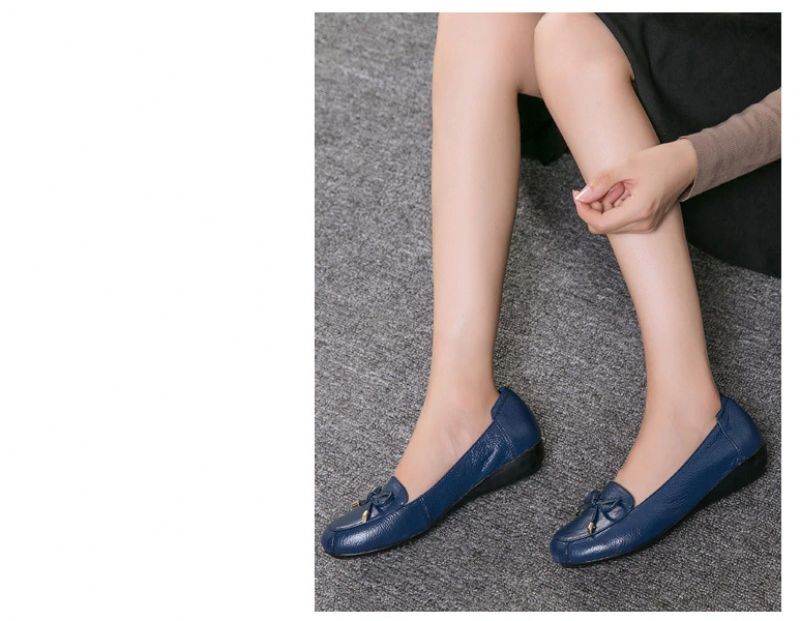 Calixta Dames Loafers - Blauw
