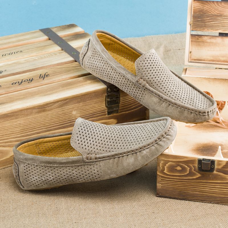Callum Heren Loafers Casual Schoenen - Kaki