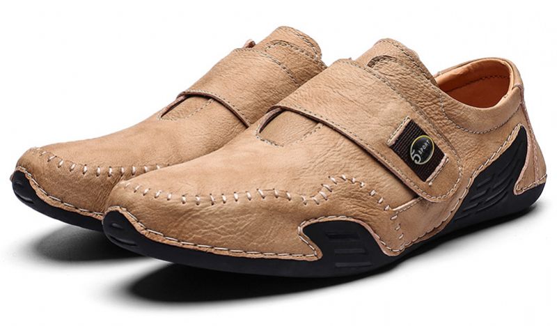 Calu Heren Loafers Casual Schoenen - Bruin