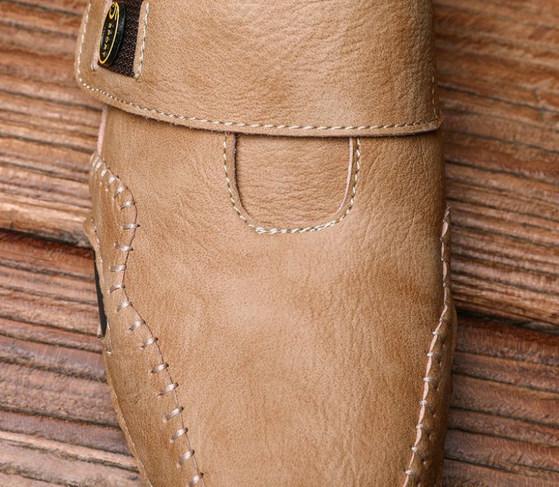 Calu Heren Loafers Casual Schoenen - Bruin