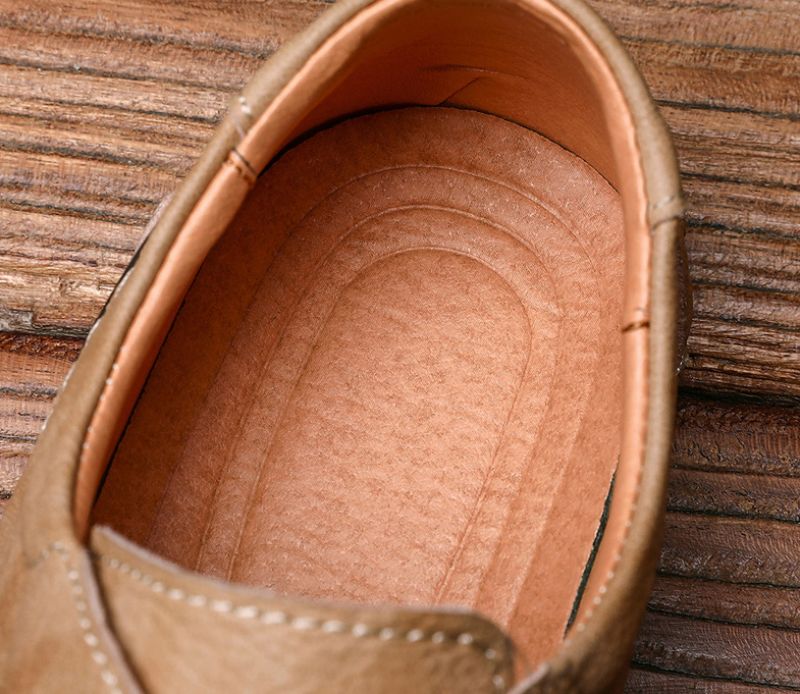 Calu Heren Loafers Casual Schoenen - Bruin