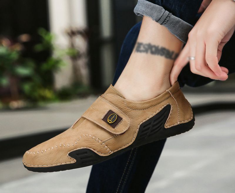 Calu Heren Loafers Casual Schoenen - Bruin