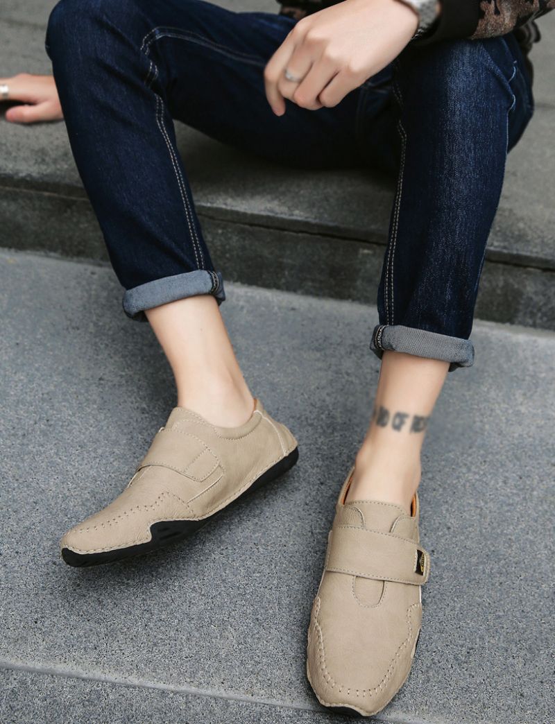 Calu Heren Loafers Casual Schoenen - Bruin